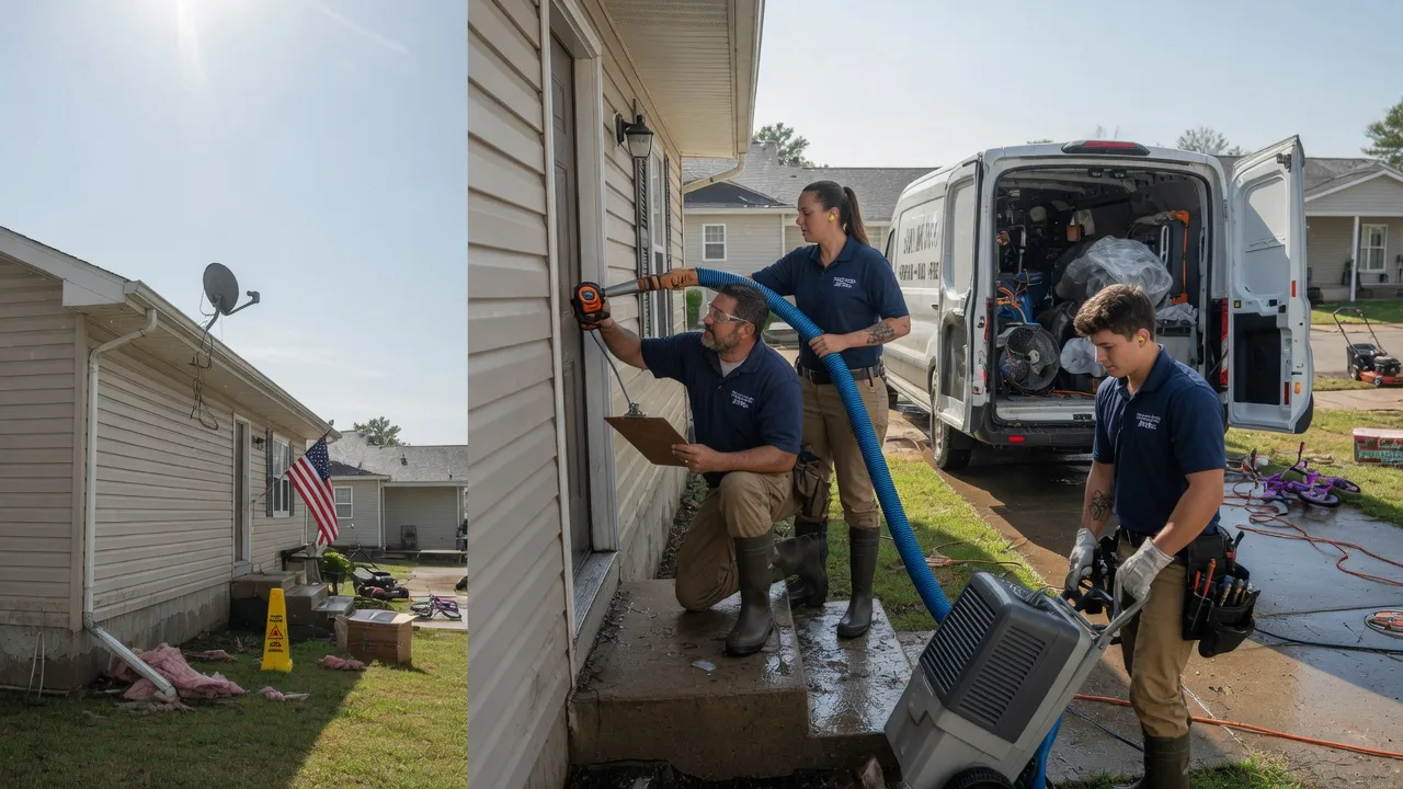 Ceiling Water Damage Restoration in Ralston, OK near me